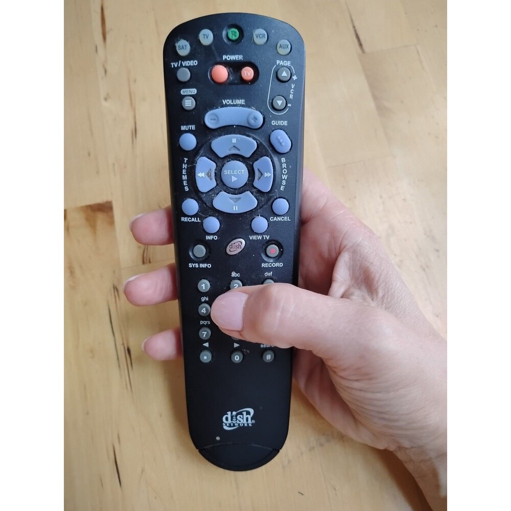 Dish Network 3.2 IR Remote Control 123271 EchoStar TV Receiver Replacem. TESTED